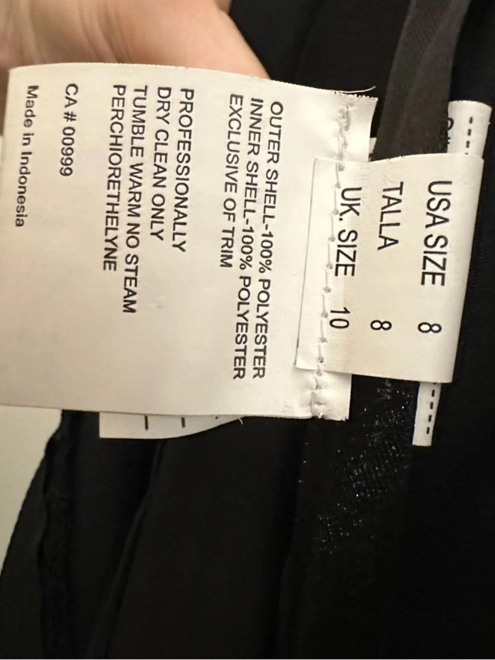 Mori Lee Madeline Gardner Black Lace Formal Gown - Size 8 - Floor Length - Picture 7 of 7
